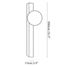 Travertine Stripe Wall Sconce