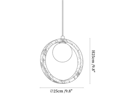Travira Halo Pendant Light