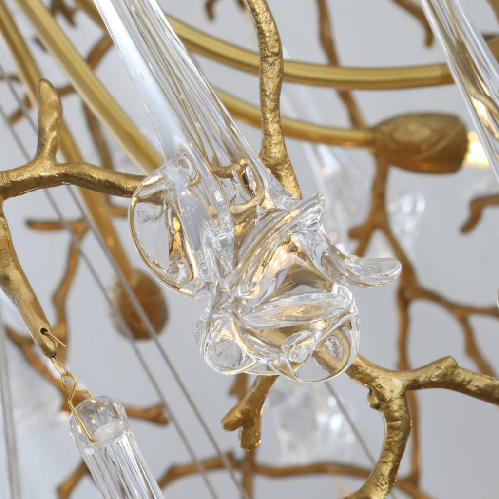 Tree Branch Staircase Chandelier