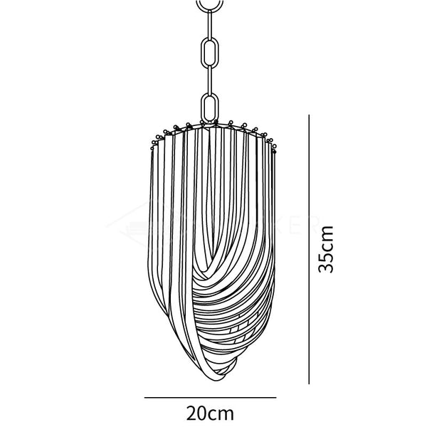 Trevi Glass Chandelier