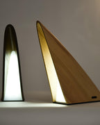 Triangular Built-in Battery Table Lamp
