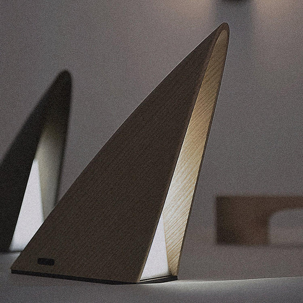 Triangular Built-in Battery Table Lamp