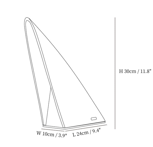 Triangular Table Lamp
