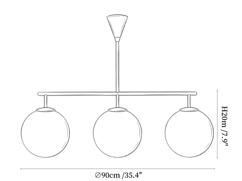 Trilo Globe Pendant Light