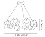 Trinidad Alabaster Chandelier