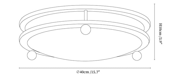 Trio Memphis Ceiling Light
