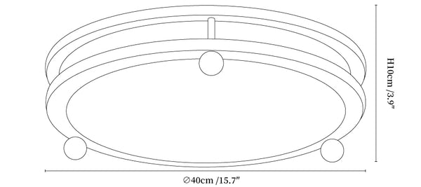 Trio Memphis Ceiling Light