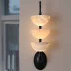 Triple Alabaster Wall Sconce