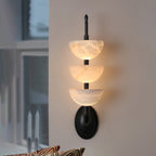 Triple Alabaster Wall Sconce