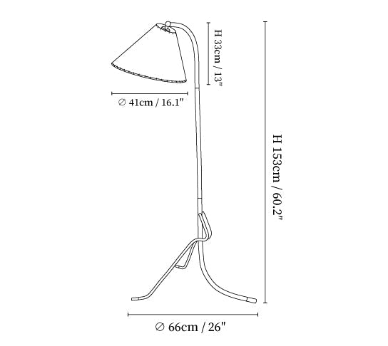 Tripod Arc Floor Lamp