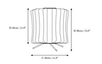 Tripod Bubble Table Lamp