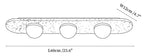 Trivara Triple Bar Ceiling Light