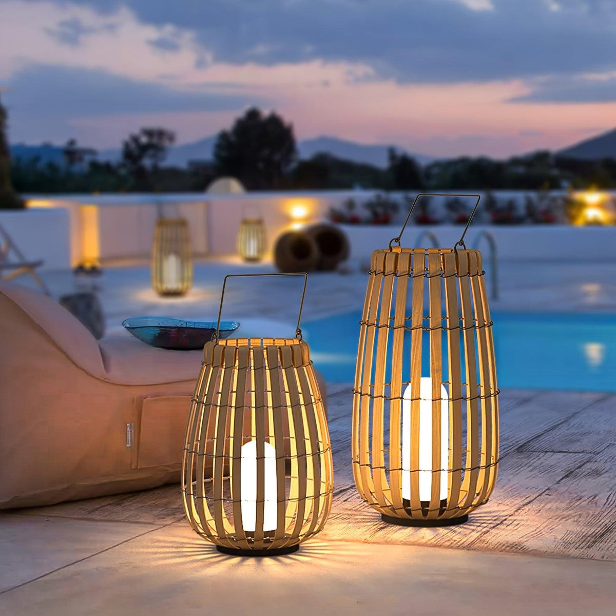 Tropic Braid Lantern Outdoor Lamp
