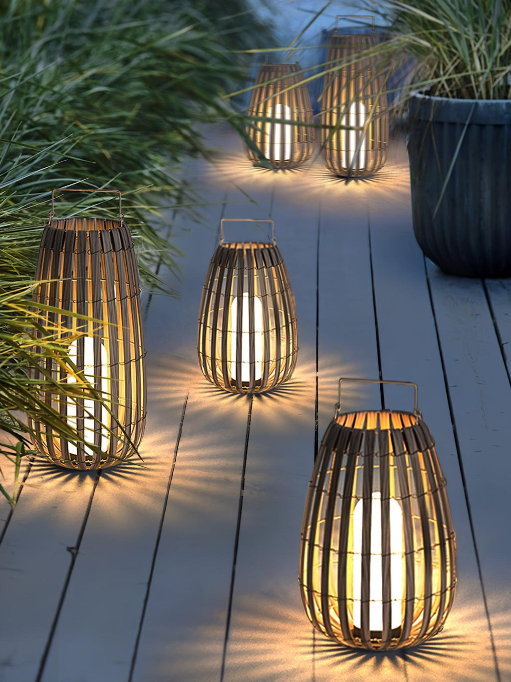 Tropic Braid Lantern Outdoor Lamp
