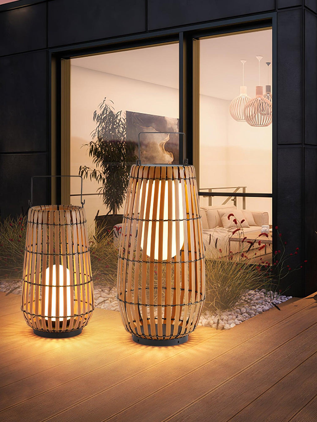 Tropic Braid Lantern Outdoor Lamp