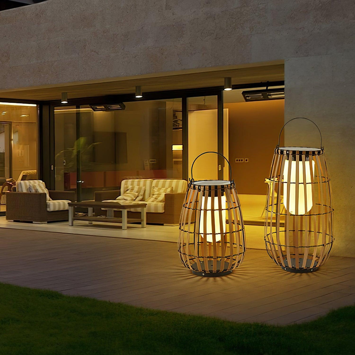 Tropic Braid Lantern Outdoor Lamp