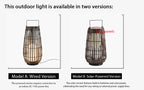Tropic Braid Lantern Outdoor Lamp