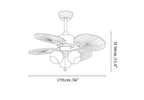 Tropica Breeze Ceiling Fan Light