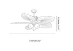 Tropica Breeze Ceiling Fan Light