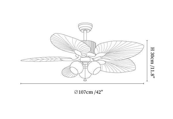 Tropica Breeze Ceiling Fan Light