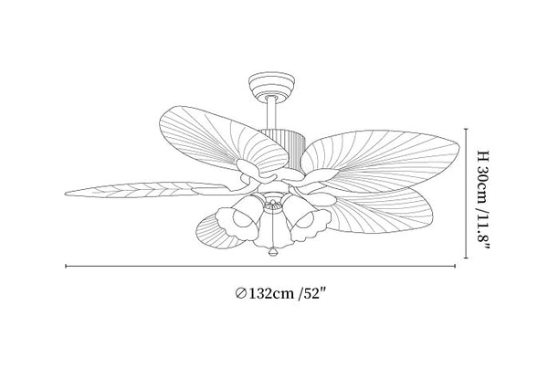 Tropica Breeze Ceiling Fan Light