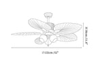 Tropica Breeze Ceiling Fan Light