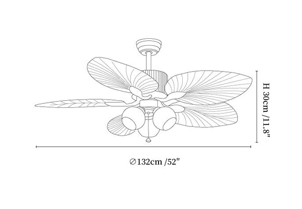 Tropica Breeze Ceiling Fan Light