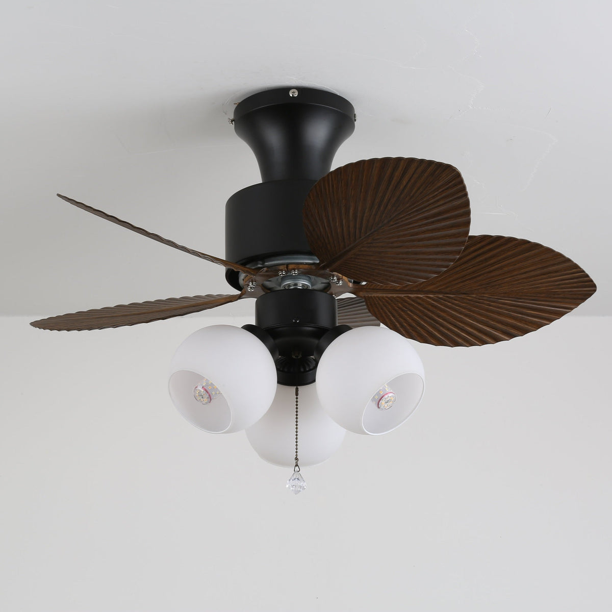 Tropica Palm Ceiling Fan Light