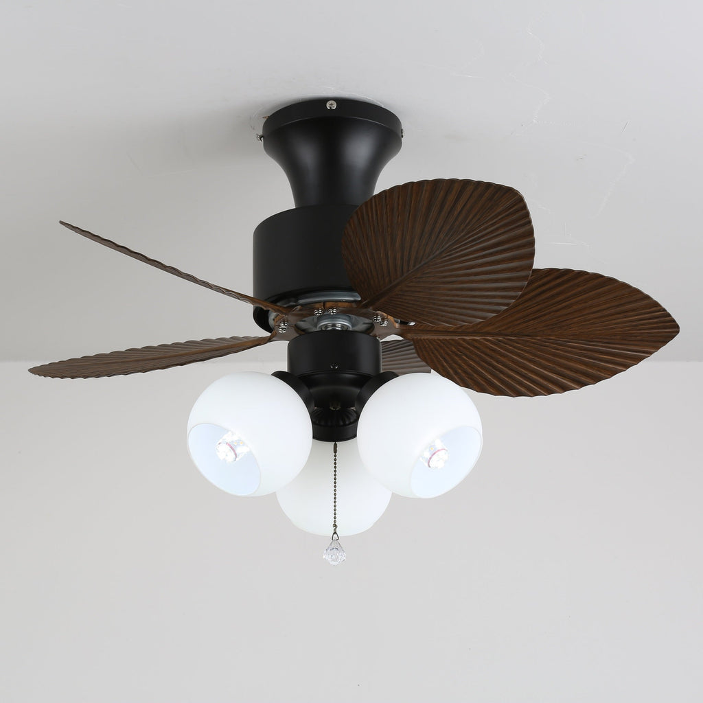 Tropica Palm Ceiling Fan Light