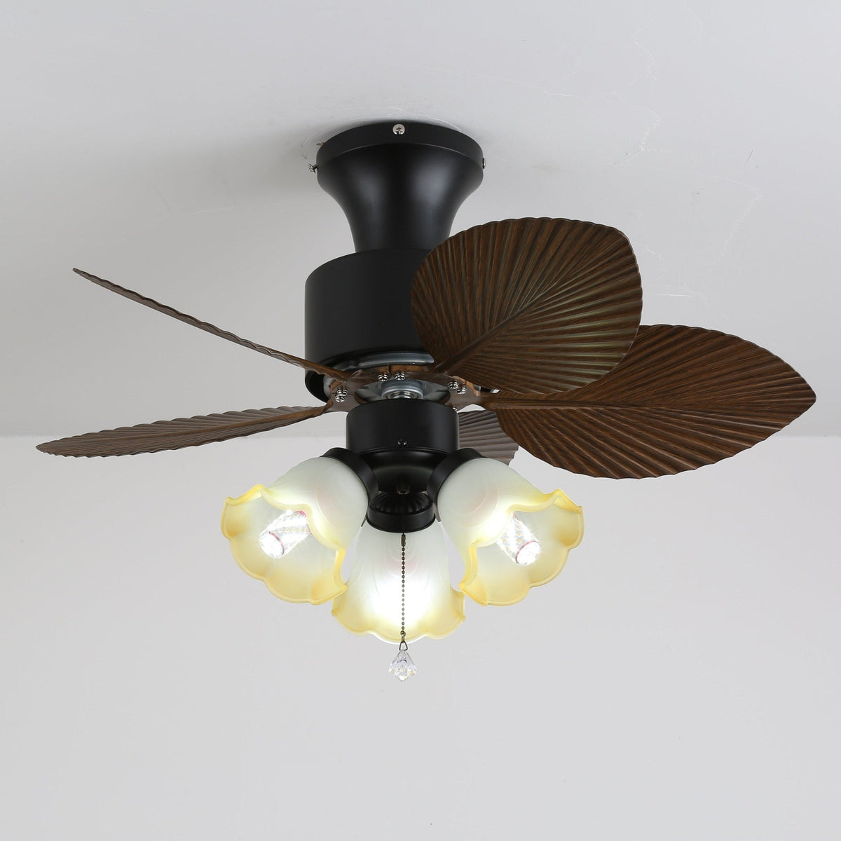 Tropica Palm Ceiling Fan Light