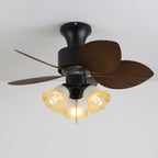 Tropica Palm Ceiling Fan Light