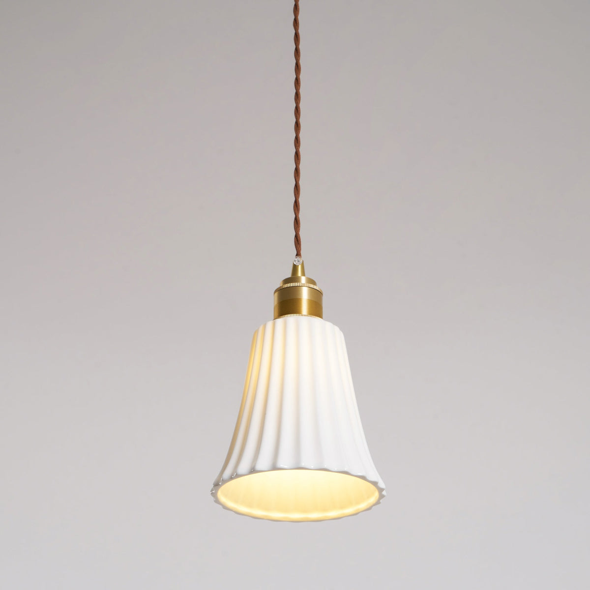 Trumpet Ceramic Pendant Light