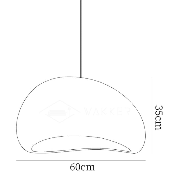 Tsukiyo Wabi-Sabi Cloud Pendant Light
