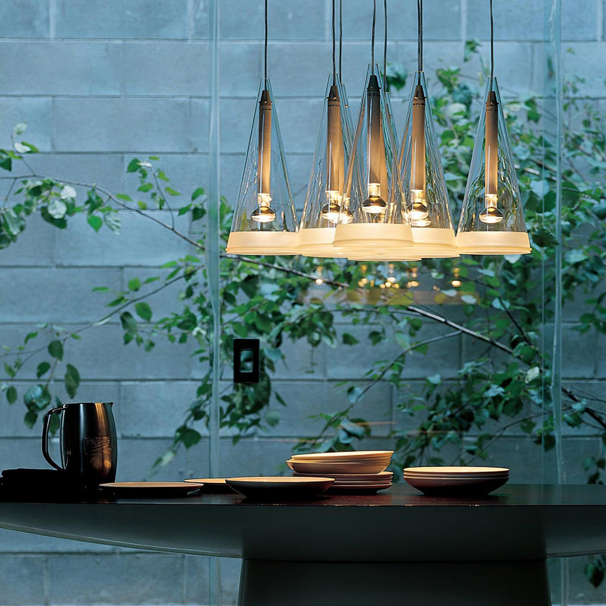 Tuileries Glass Pendant Light