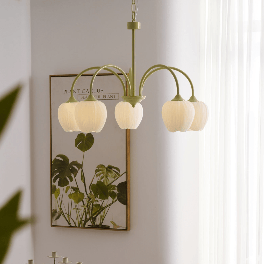 Tulip Matcha Chandelier