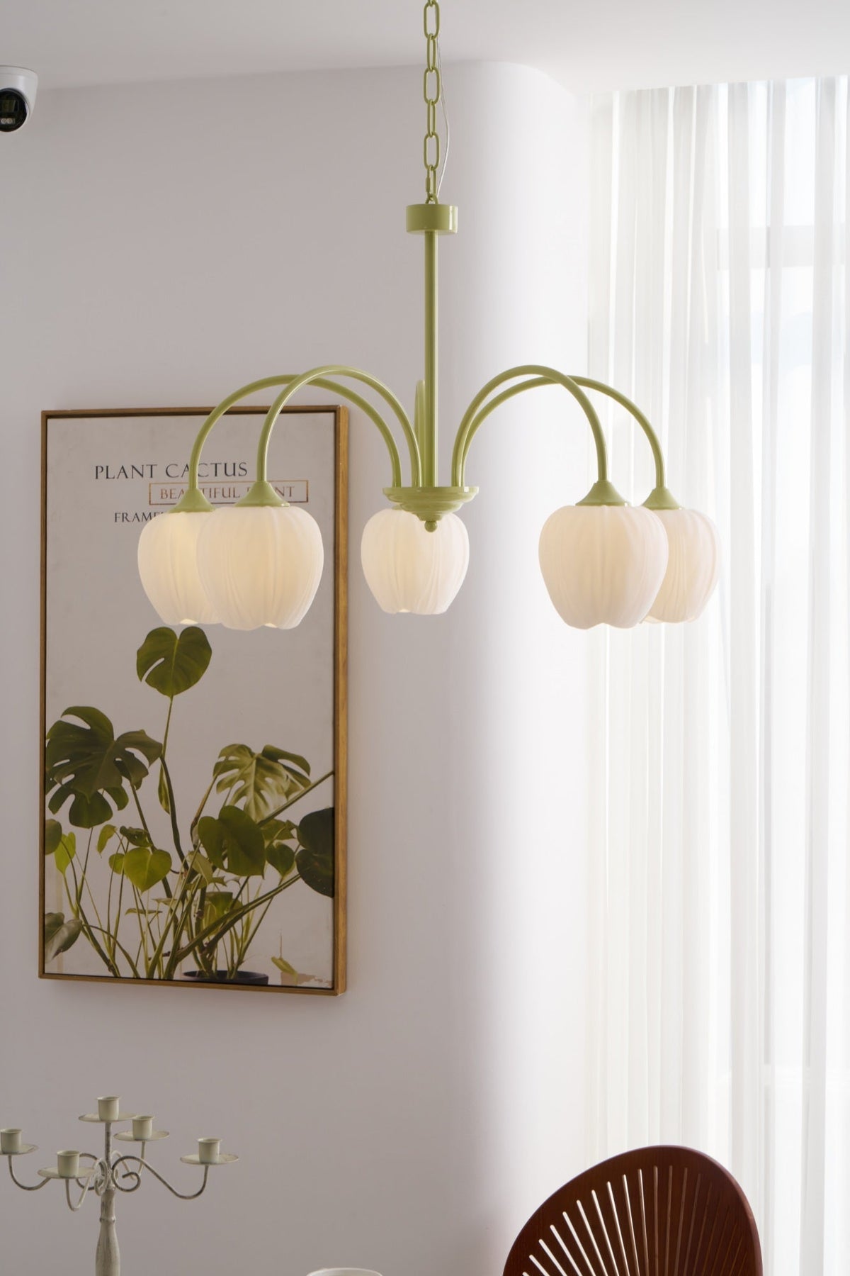 Tulip Matcha Chandelier