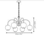 Tulip Matcha Chandelier
