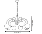 Tulip Matcha Chandelier