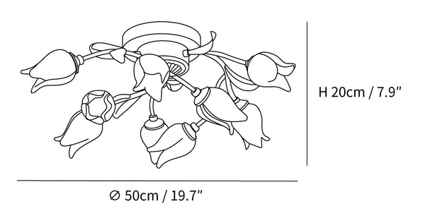 Tulip Serenade Ceiling Lamp