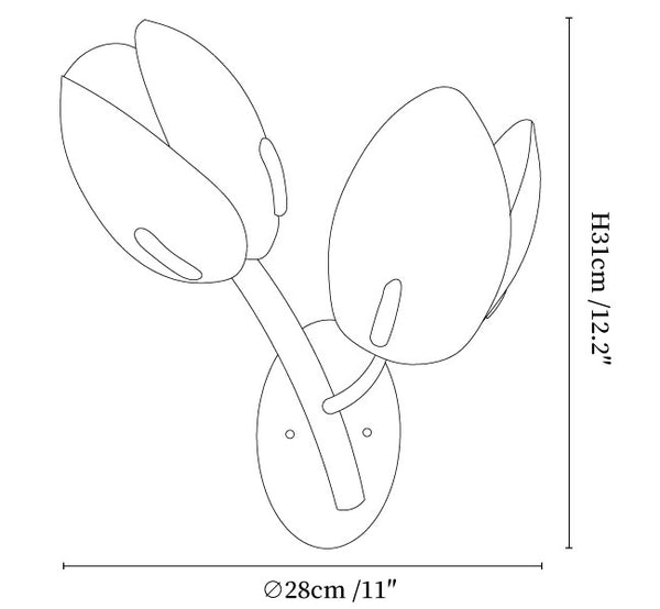 Tulyn Bloom Wall Light