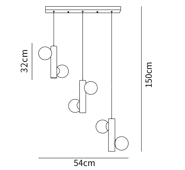 Tupelo Double Pendant Lamp