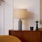 Tuxedo Marble Table Lamp