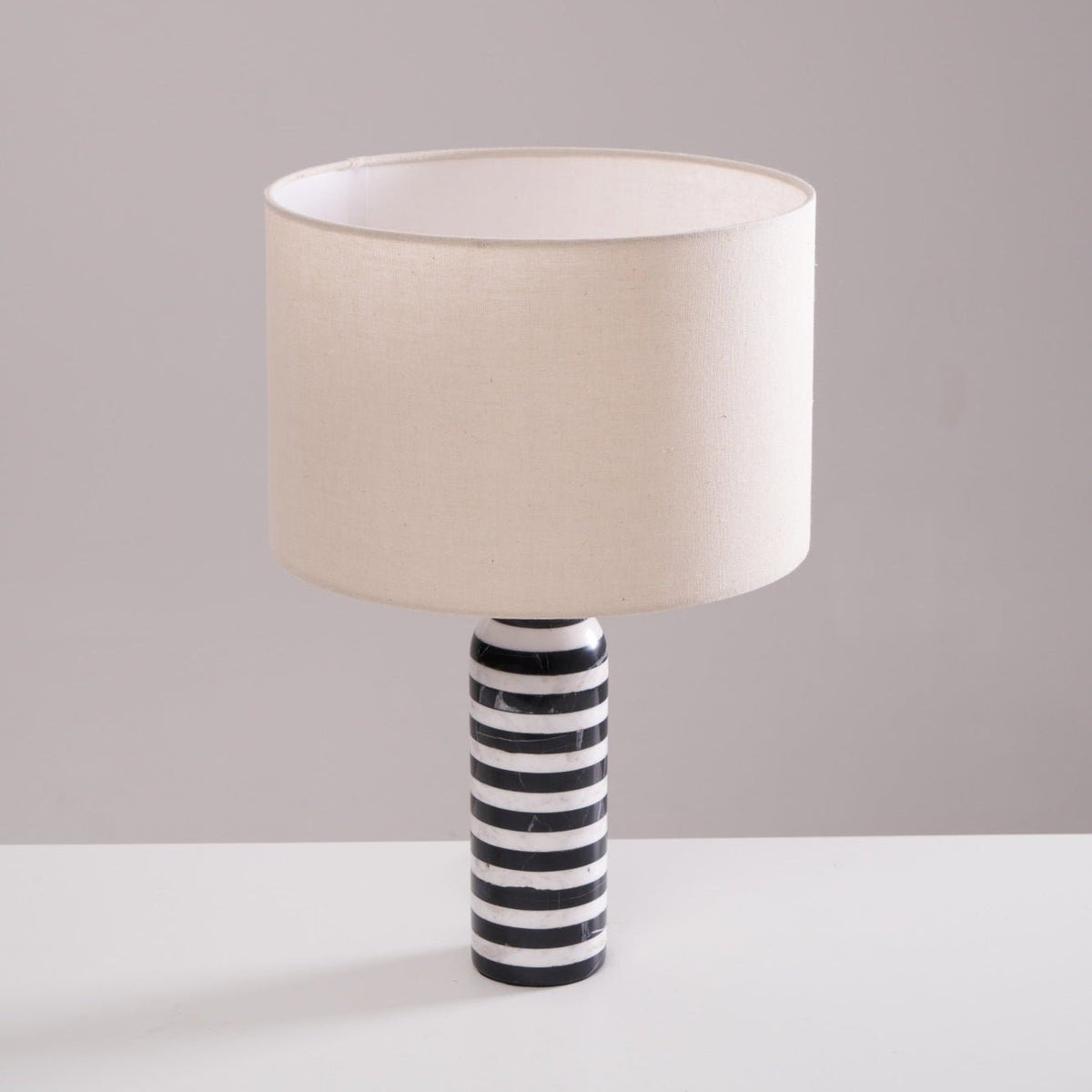 Tuxedo Marble Table Lamp