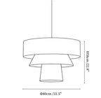 Twine Tiered Rope Pendant Lamp