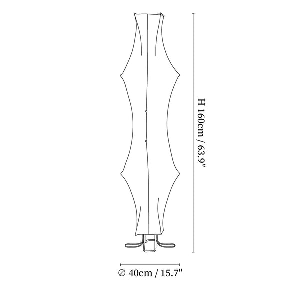 Twist Silk Floor Lamp