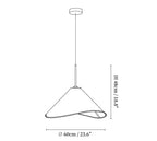 Twisted Shade Pendant Lamp