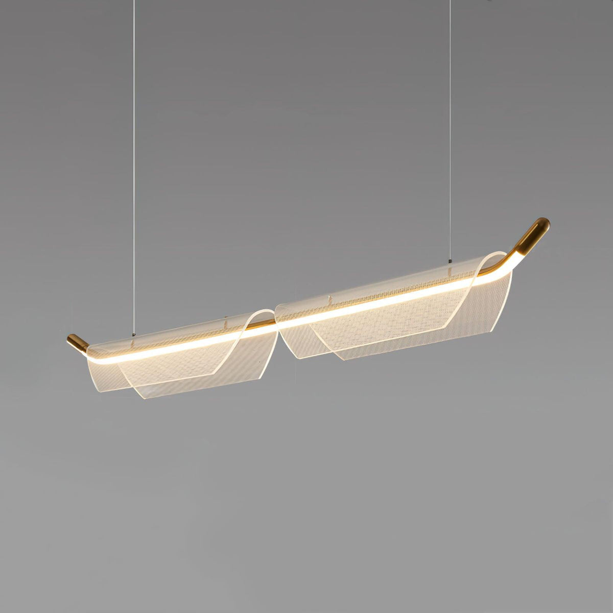 Two Boats Acrylic Pendant Light