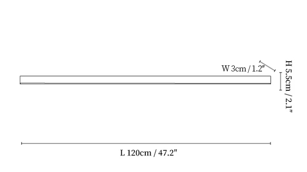 Ultra Slim Linear Ceiling Light