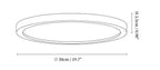 Ultrathin Round Ceiling Light