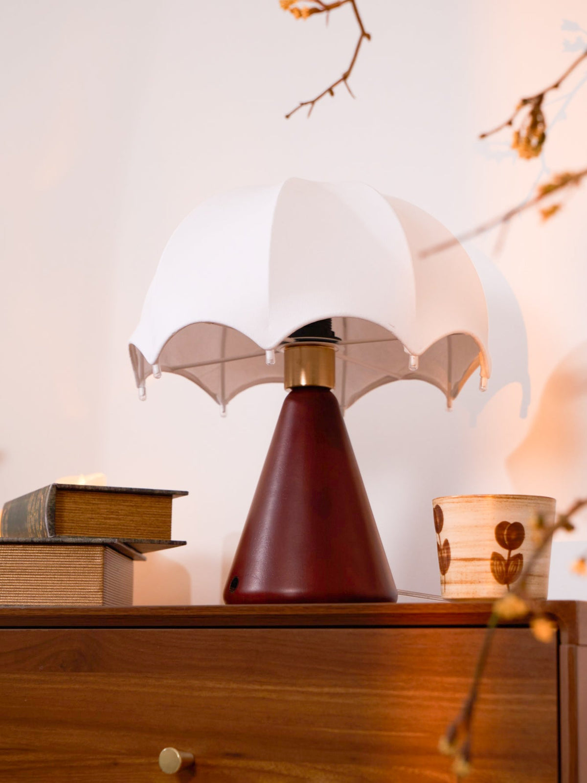 Umbrella Silk Table Lamp